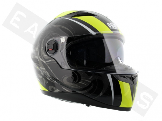 Helmet full face CGM 308G Los Angeles yellow fluo (double visor)